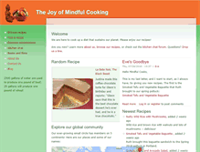 Tablet Screenshot of mindfulcooking.org